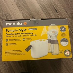 Medela MaxFlow Double Electric Breast Pump - Yellow and White